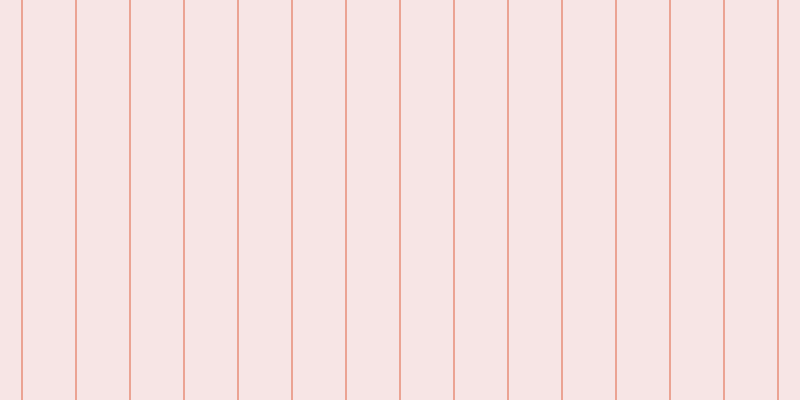 #f1cdcd (50%), #eba393 vertical lines, two pixels wide, fifty-two pixels apart