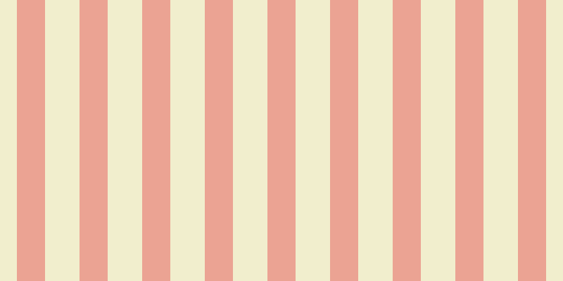 #f1eecd, #eba393 vertical lines, forty pixels wide, forty-nine pixels apart