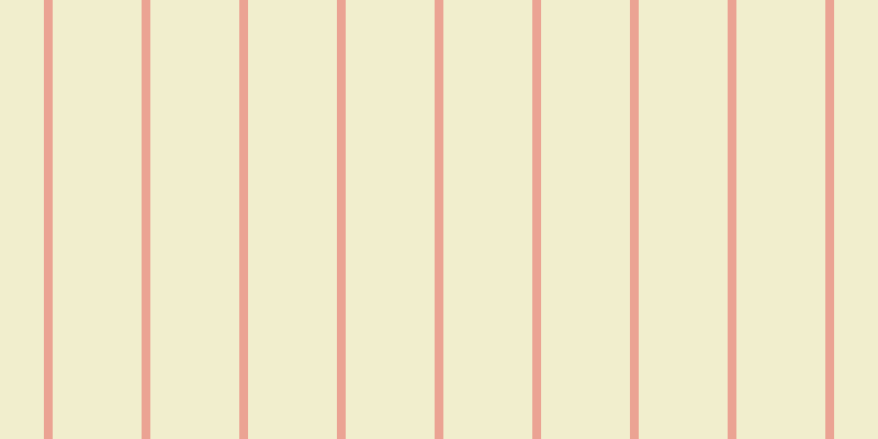 #f1eecd, #eba393 vertical lines, eight pixels wide, eighty-one pixels apart