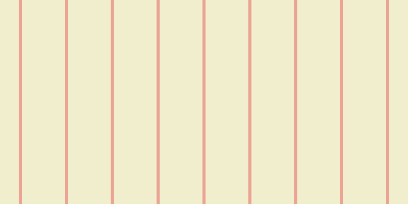 #f1eecd, #eba393 vertical lines, six pixels wide, eighty-four pixels apart