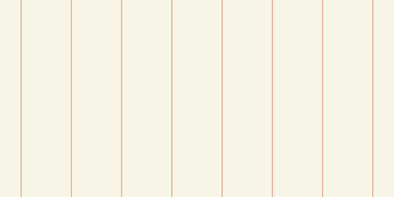 #f1eecd (50%), #eba393 vertical lines, two pixels wide, one hundred pixels apart