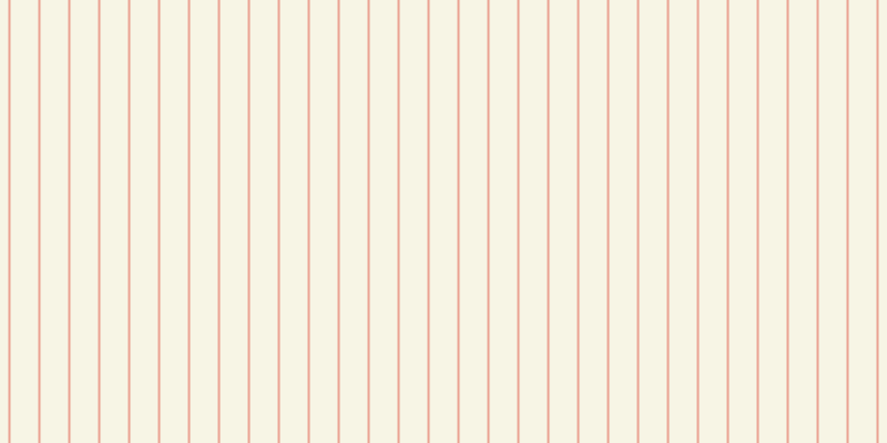 #f1eecd (50%), #eba393 vertical lines, two pixels wide, twenty-five pixels apart