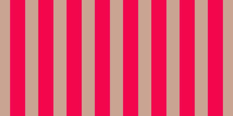 #f3074e, #caa393 vertical lines, forty-five pixels wide, fifty-two pixels apart