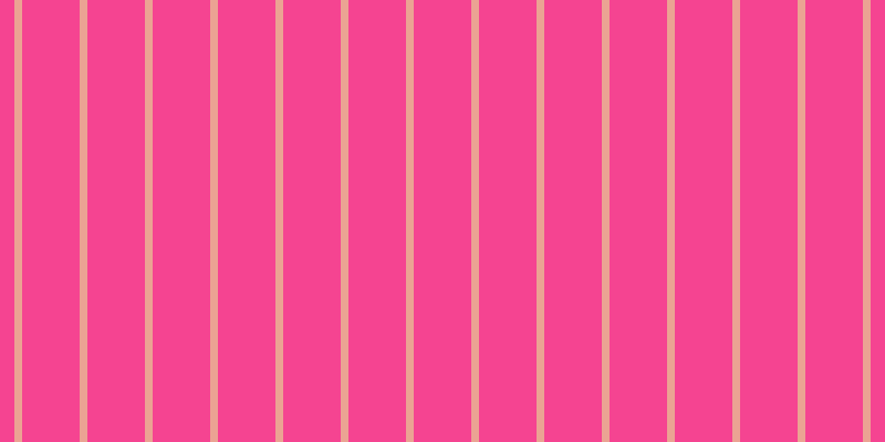 #f3076f (75%), #eba393 vertical lines, seven pixels wide, fifty-two pixels apart