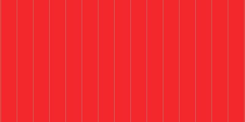 #f3282d, #caa393 vertical lines, one pixels wide, fifty-two pixels apart