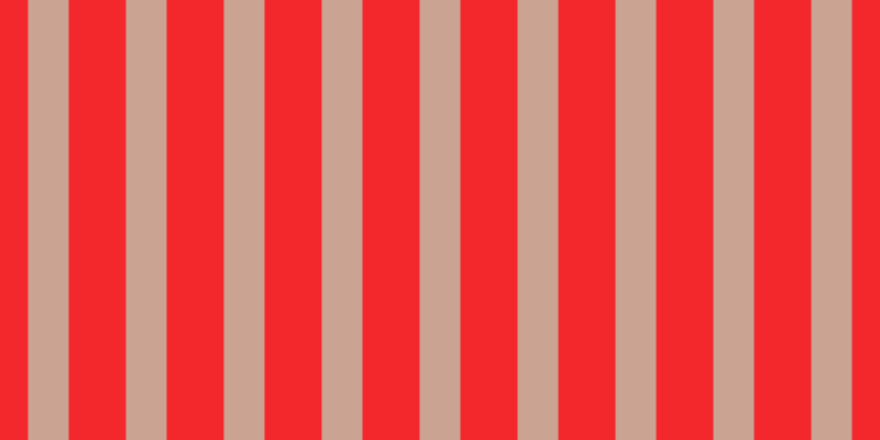 #f3282d, #caa393 vertical lines, thirty-seven pixels wide, fifty-two pixels apart