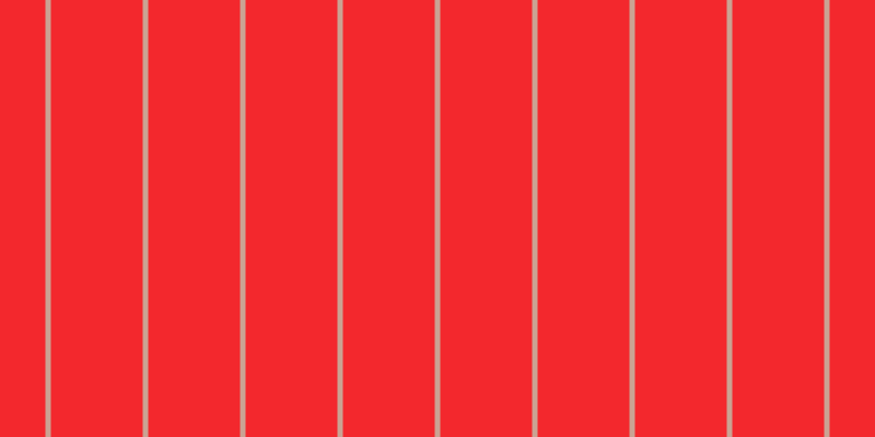 #f3282d, #caa393 vertical lines, five pixels wide, eighty-four pixels apart