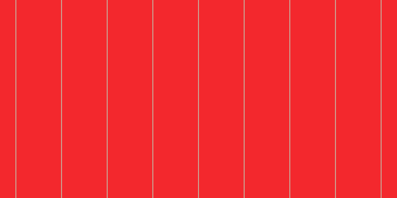 #f3282d, #caa393 vertical lines, two pixels wide, ninety pixels apart