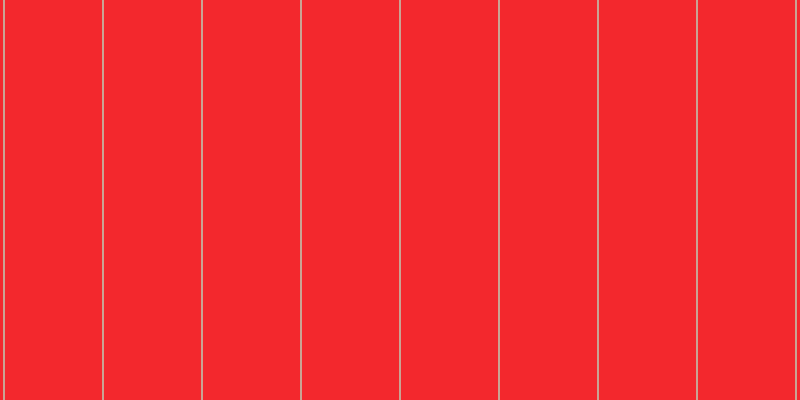 #f3282d, #caa393 vertical lines, two pixels wide, ninety-seven pixels apart