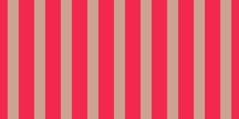#f3284e, #caa393 vertical lines, thirty-seven pixels wide, fifty-two pixels apart
