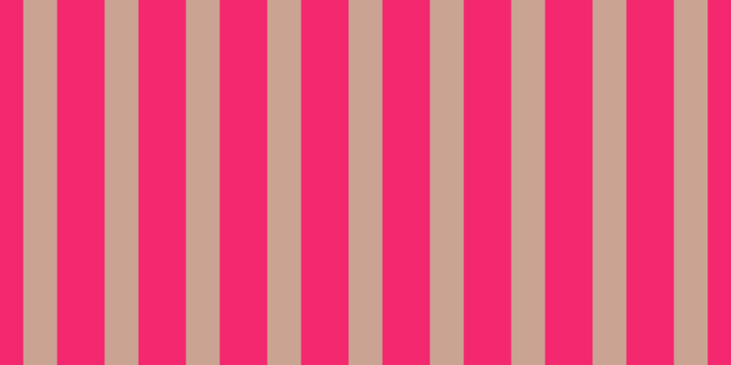 #f3286f, #caa393 vertical lines, thirty-seven pixels wide, fifty-two pixels apart