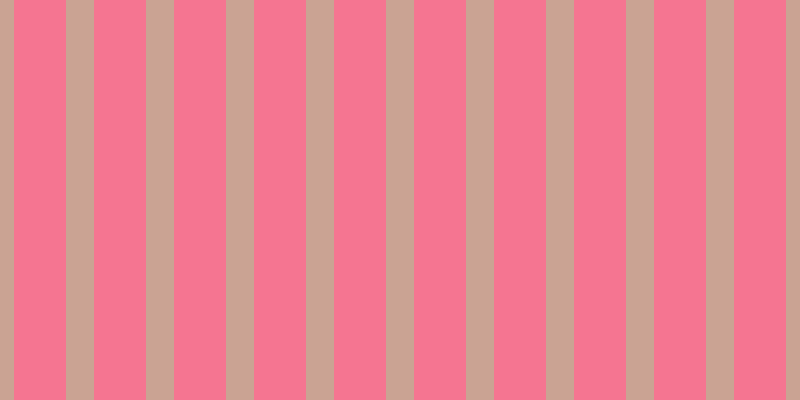 #f3496f (75%), #caa393 vertical lines, twenty-eight pixels wide, fifty-two pixels apart