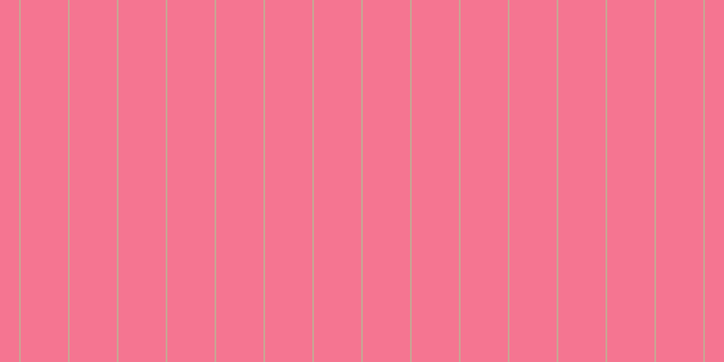 #f3496f (75%), #caa393 vertical lines, two pixels wide, fifty-two pixels apart