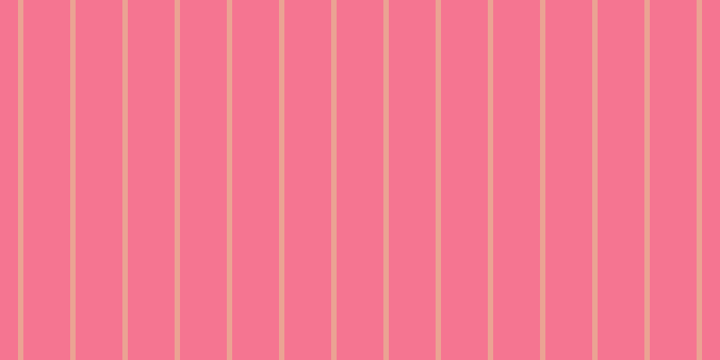 #f3496f (75%), #eba393 vertical lines, six pixels wide, fifty-two pixels apart
