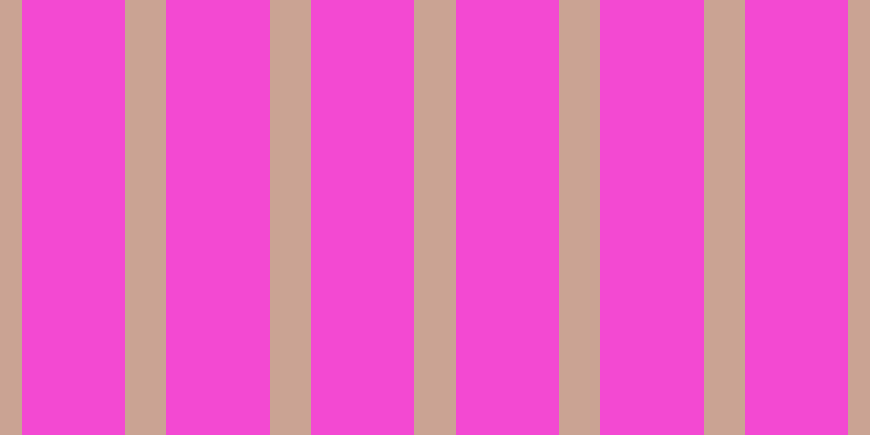#f349d2, #caa393 vertical lines, thirty-eight pixels wide, ninety-five pixels apart