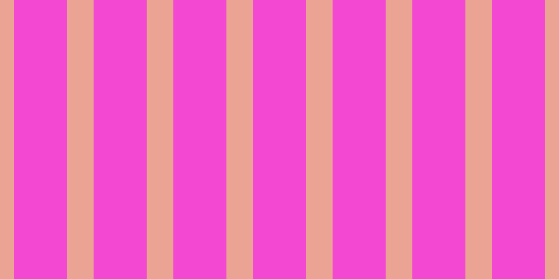 #f349d2, #eba393 vertical lines, thirty-eight pixels wide, seventy-six pixels apart