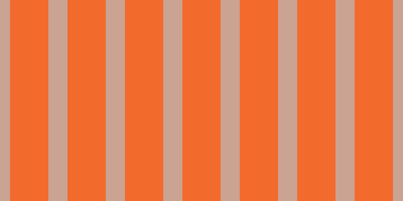 #f36a2d, #caa393 vertical lines, thirty-eight pixels wide, seventy-six pixels apart