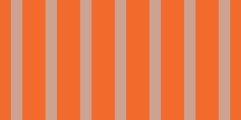 #f36a2d, #caa393 vertical lines, thirty-eight pixels wide, seventy-seven pixels apart