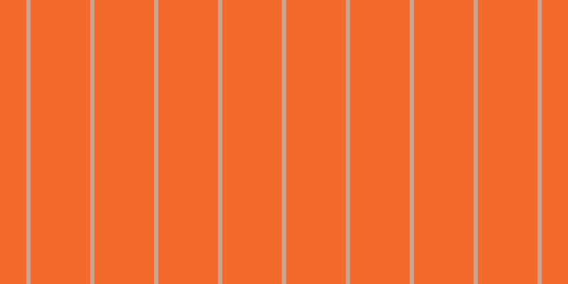 #f36a2d, #caa393 vertical lines, six pixels wide, eighty-four pixels apart