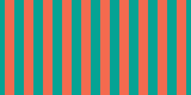 #f36a4e, #04a393 vertical lines, forty pixels wide, forty pixels apart