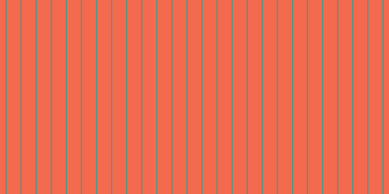 #f36a4e, #25a393 vertical lines, two pixels wide, twenty-nine pixels apart