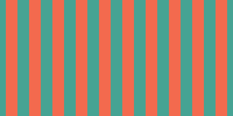 #f36a4e, #46a393 vertical lines, forty pixels wide, forty pixels apart