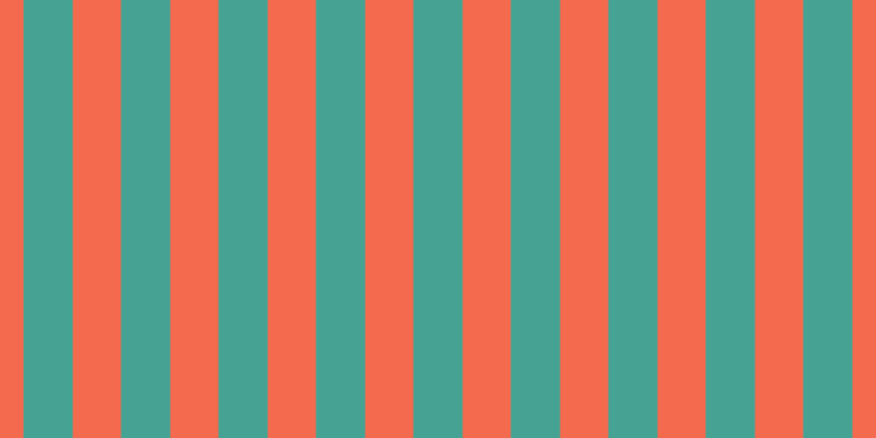 #f36a4e, #46a393 vertical lines, forty-five pixels wide, forty-four pixels apart