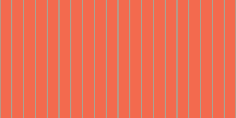#f36a4e, #a9a393 vertical lines, four pixels wide, thirty-six pixels apart