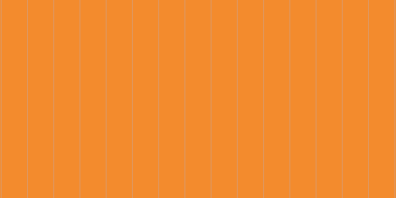 #f38b2d, #caa393 vertical lines, one pixels wide, fifty-two pixels apart