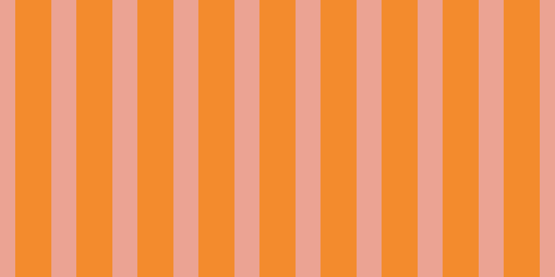 #f38b2d, #eba393 vertical lines, thirty-six pixels wide, fifty-two pixels apart