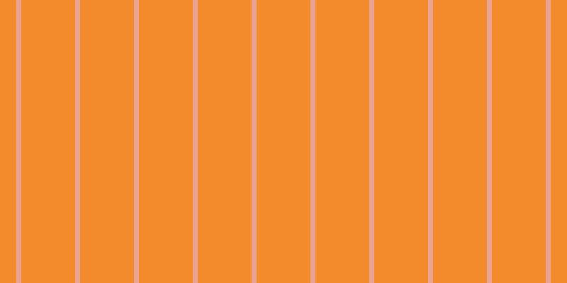 #f38b2d, #eba393 vertical lines, seven pixels wide, seventy-six pixels apart