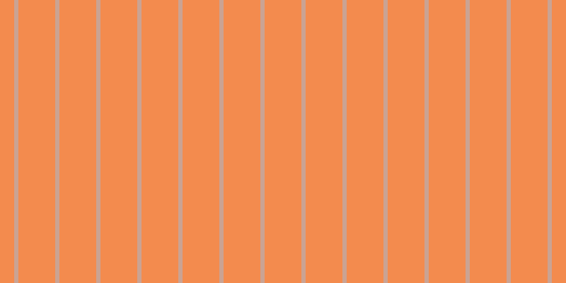 #f38b4e, #caa393 vertical lines, six pixels wide, fifty-two pixels apart
