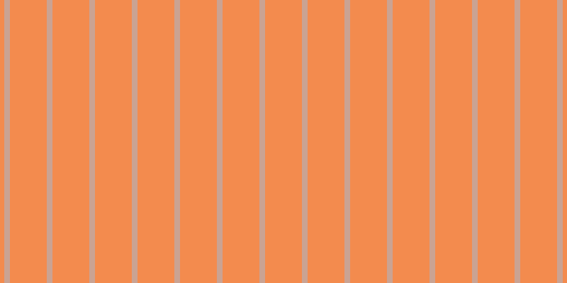 #f38b4e, #caa393 vertical lines, eight pixels wide, fifty-two pixels apart