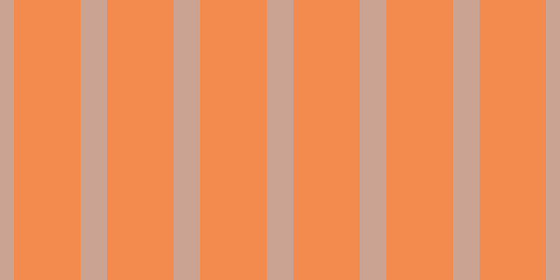 #f38b4e, #caa393 vertical lines, thirty-eight pixels wide, ninety-five pixels apart