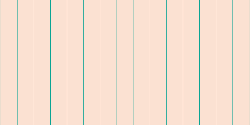 #f38b4e (25%), #04a393 vertical lines, one pixels wide, fifty-two pixels apart