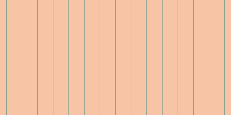 #f38b4e (50%), #88a393 vertical lines, two pixels wide, fifty-two pixels apart