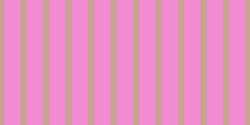 #f38bd2, #caa393 vertical lines, twenty pixels wide, fifty-two pixels apart