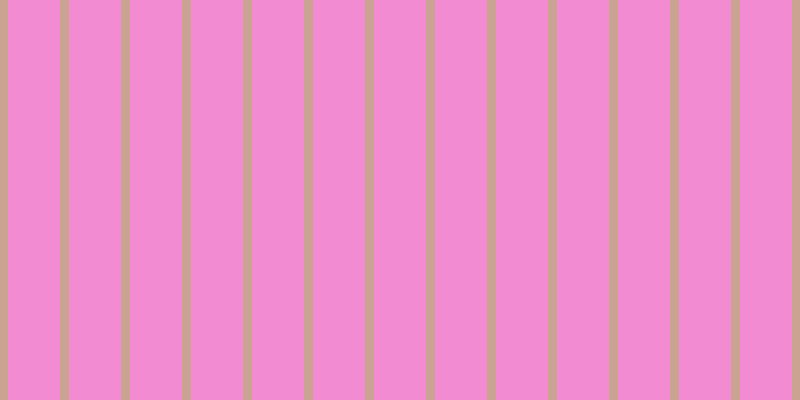 #f38bd2, #caa393 vertical lines, nine pixels wide, fifty-two pixels apart