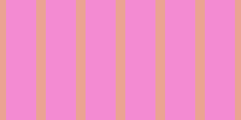 #f38bd2, #eba393 vertical lines, thirty-two pixels wide, one hundred pixels apart