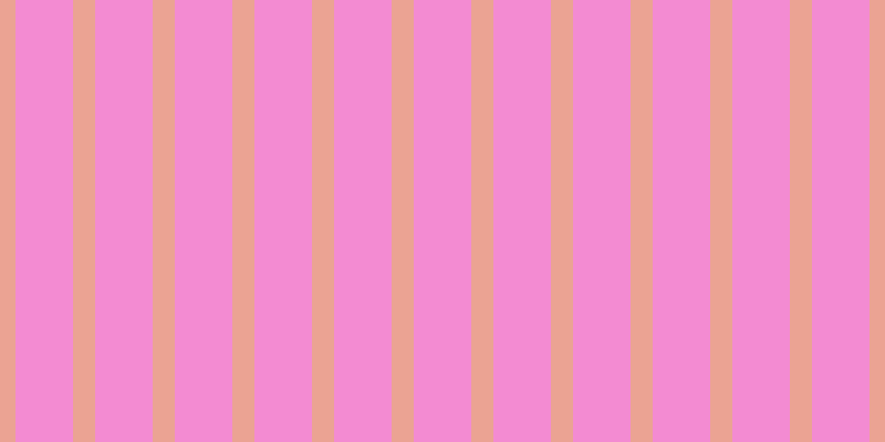 #f38bd2, #eba393 vertical lines, twenty pixels wide, fifty-two pixels apart