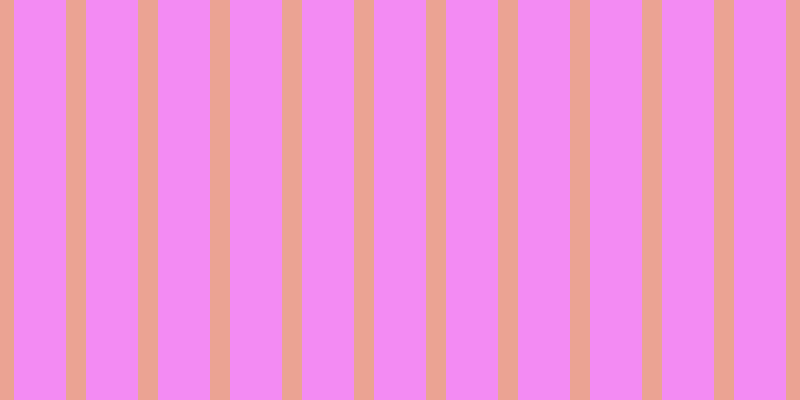 #f38bf3, #eba393 vertical lines, twenty pixels wide, fifty-two pixels apart
