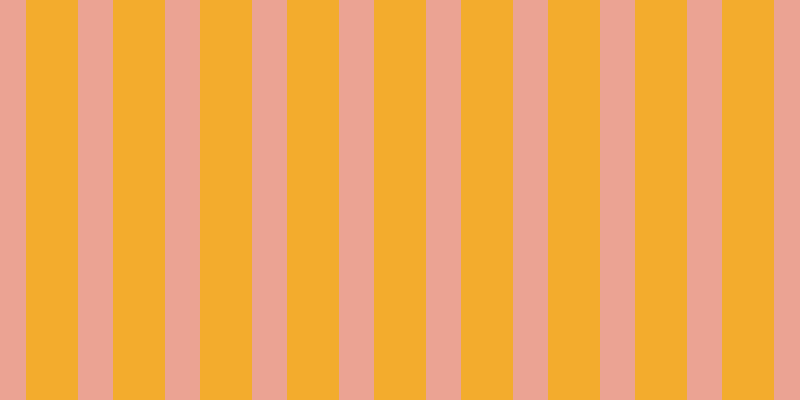 #f3ac2d, #eba393 vertical lines, thirty-five pixels wide, fifty-two pixels apart