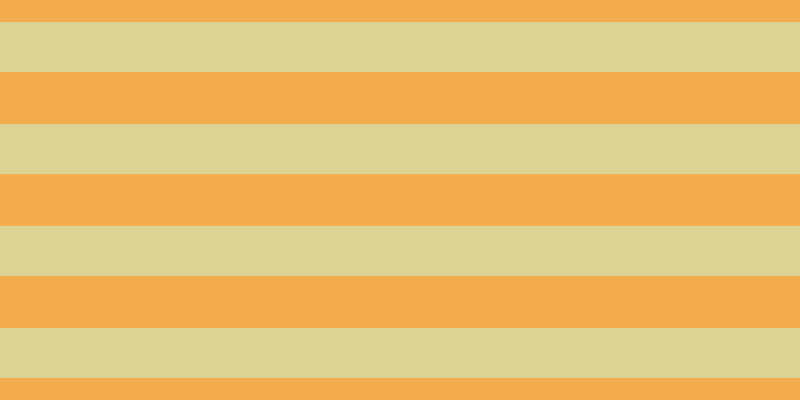 #f3ac4e, #dbd393 horizontal lines, fifty pixels wide, fifty-two pixels apart