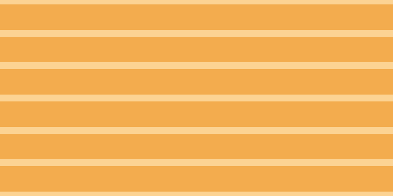 #f3ac4e, #fcd393 horizontal lines, fourteen pixels wide, fifty-two pixels apart