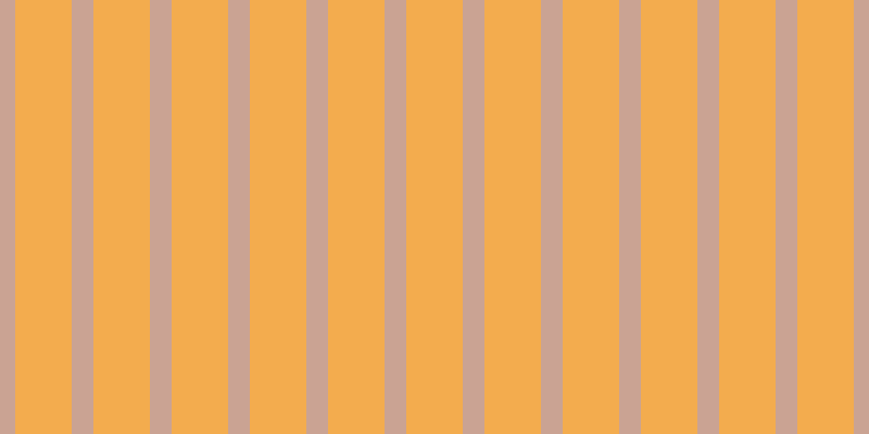 #f3ac4e, #caa393 vertical lines, twenty pixels wide, fifty-two pixels apart