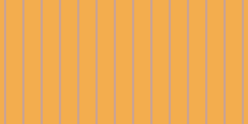 #f3ac4e, #caa393 vertical lines, seven pixels wide, fifty-two pixels apart