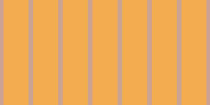#f3ac4e, #caa393 vertical lines, eighteen pixels wide, ninety-five pixels apart