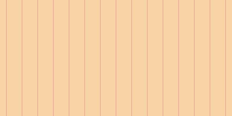 #f3ac4e (50%), #eba393 vertical lines, two pixels wide, fifty-two pixels apart