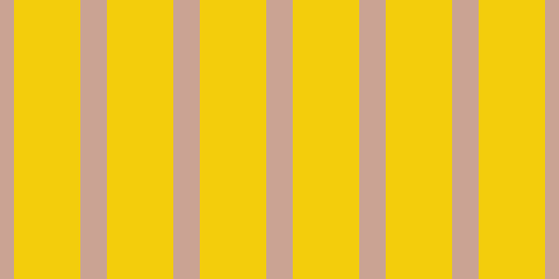 #f3cd0c, #caa393 vertical lines, thirty-eight pixels wide, ninety-five pixels apart