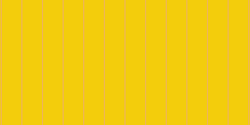#f3cd0c, #eba393 vertical lines, two pixels wide, sixty-four pixels apart